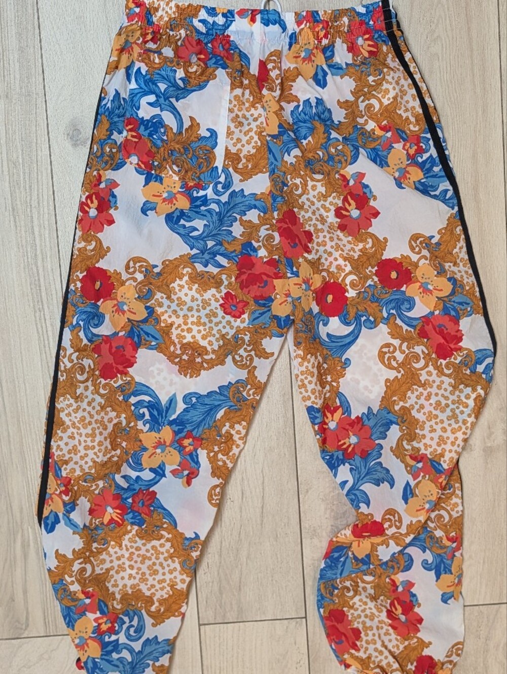 adidas X HER London studio Collab Multicolor Floral Track Pants - Picture 4 of 9